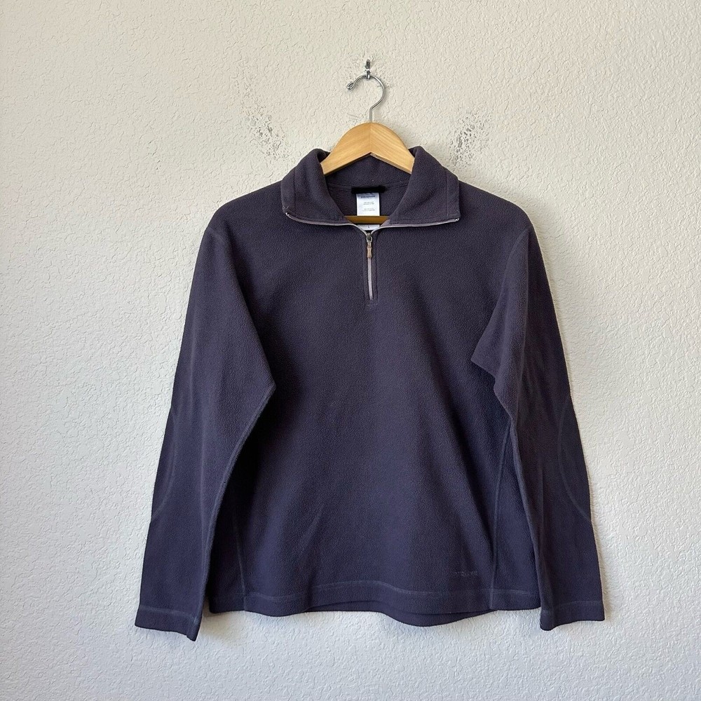 Patagonia Synchilla Womens Fleece 1/4 Zip Pullover Sweater #26296S7 Grey - Picture 1 of 9